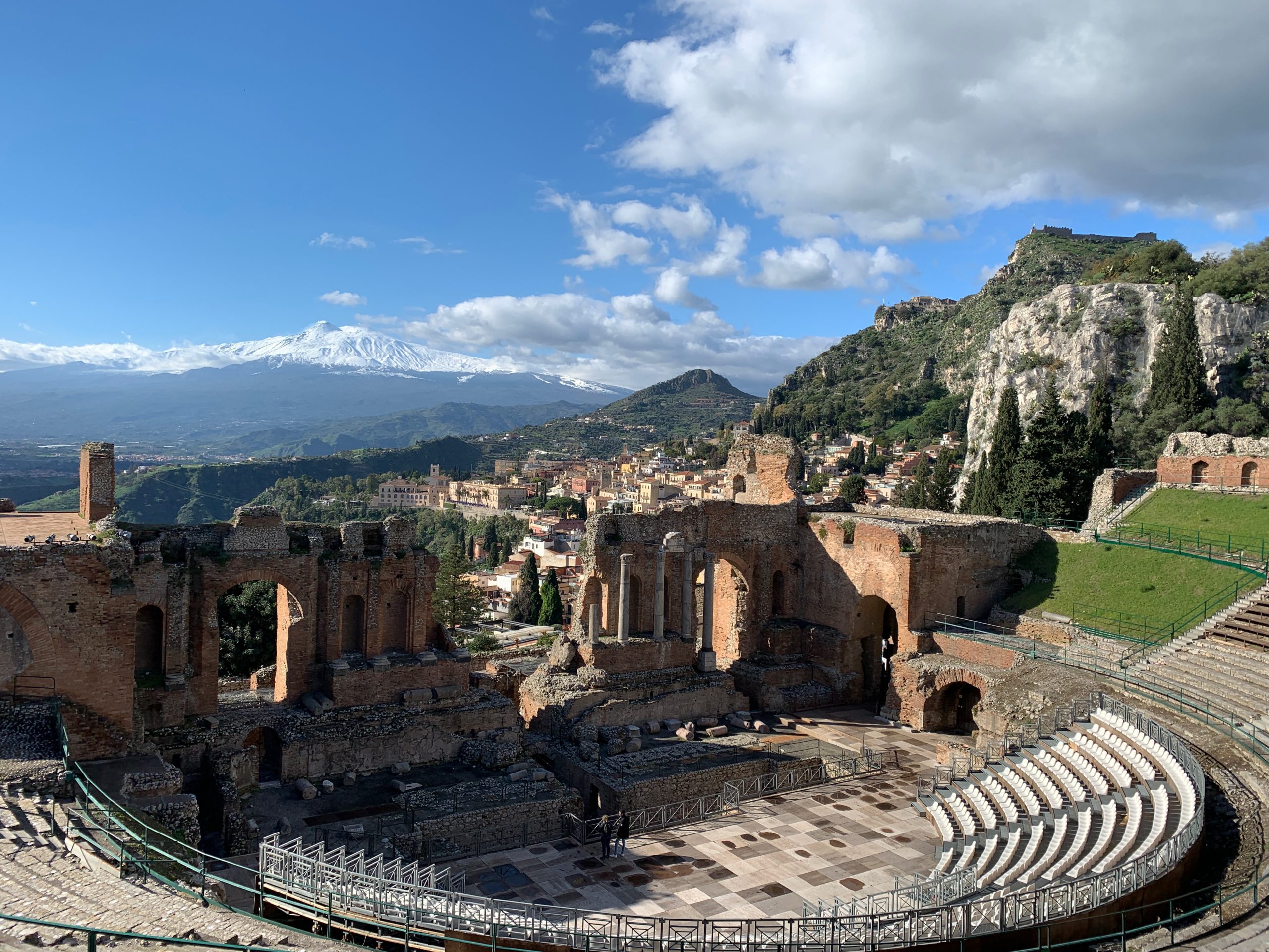 The Greek-Roman theatre at Taormina