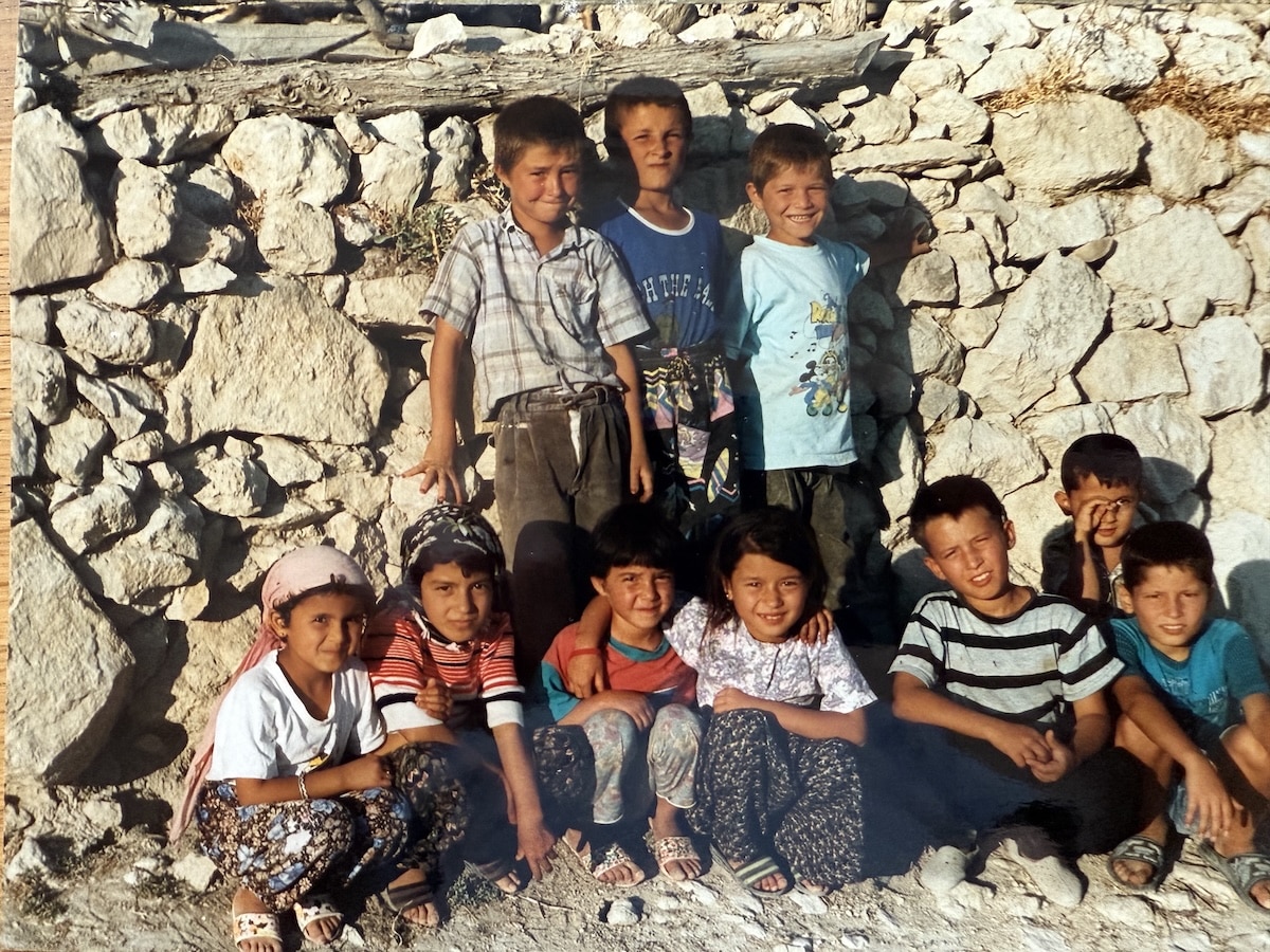 Children in Çömelek village