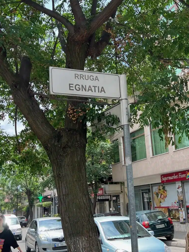 The Via Egnatia in Scampis