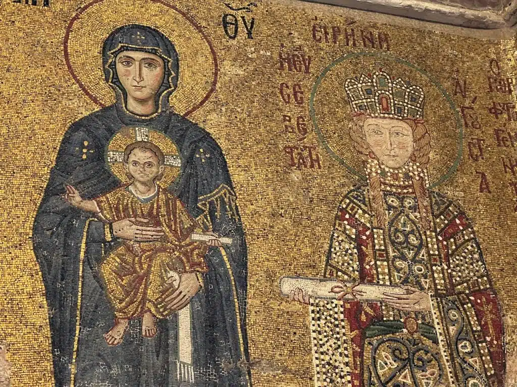 The Empress Irene of Hungary and the Madonna