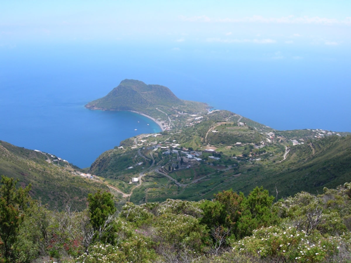 Filicudi Capo Graziano from Monte Fossa Felci