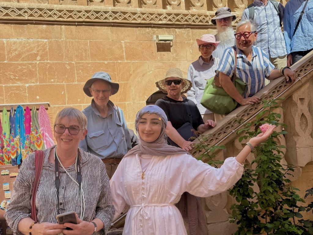 Group at Midyat with Local Girl