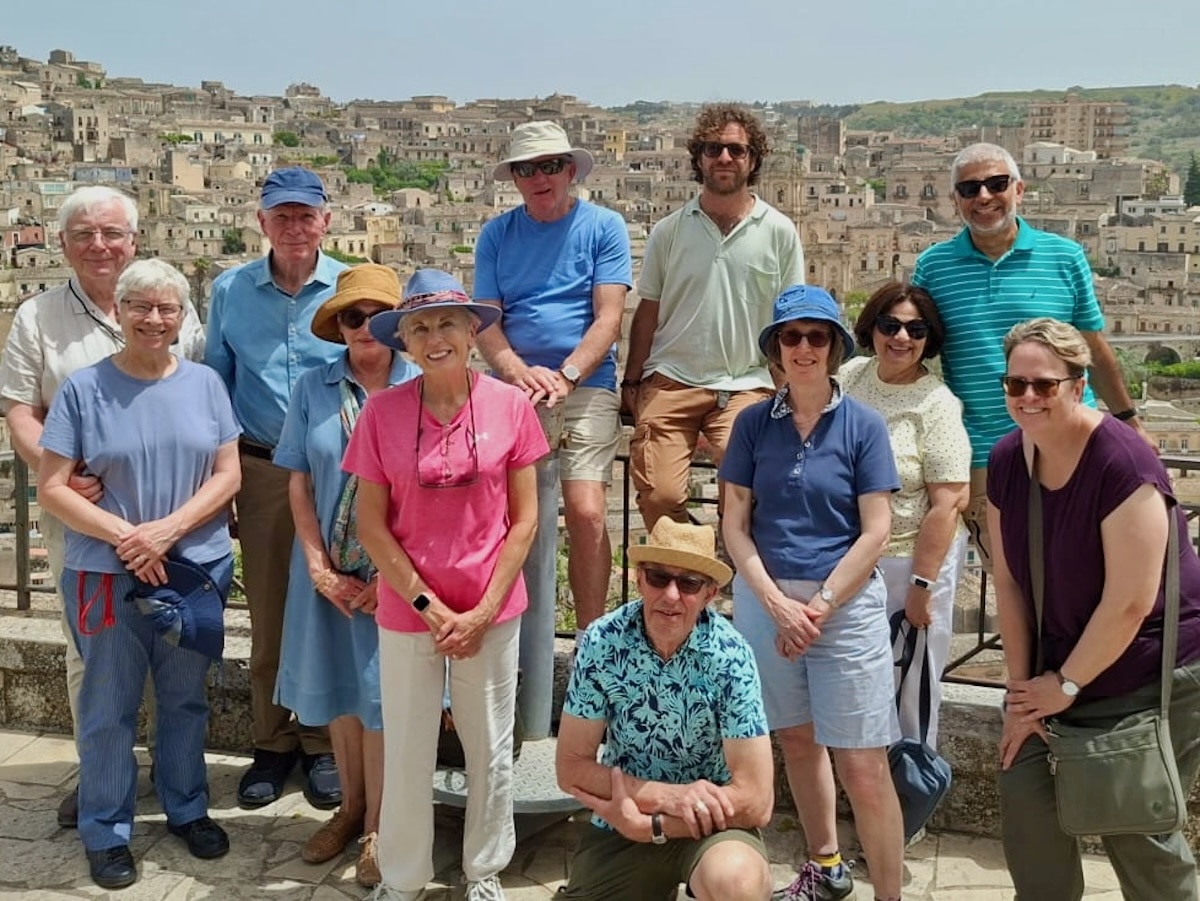 Guests On Our Small Group Tour In Modica