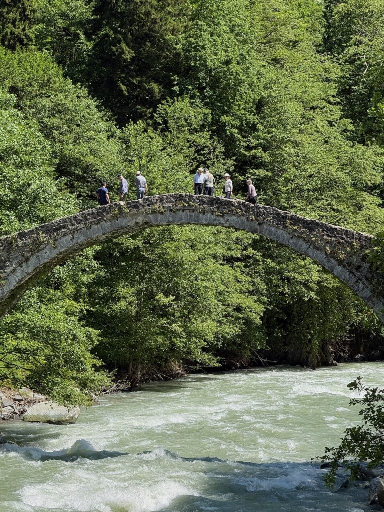 Our Group at Stone Bridge, Ortakoy, Ayder