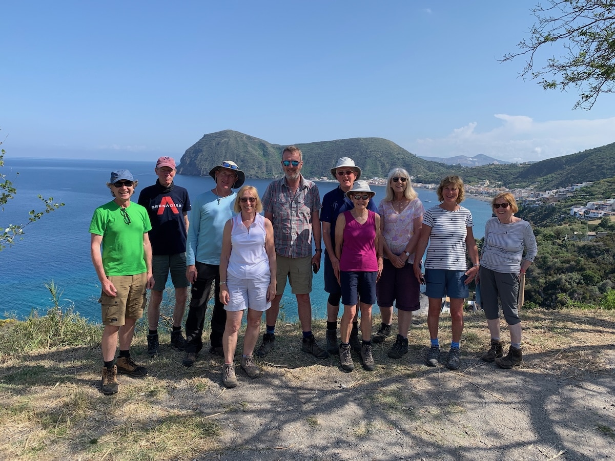 Our Group on Lipari at Capo Rosso