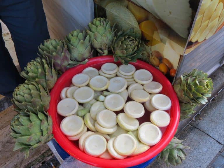 Artichokes on sale in Istanbul