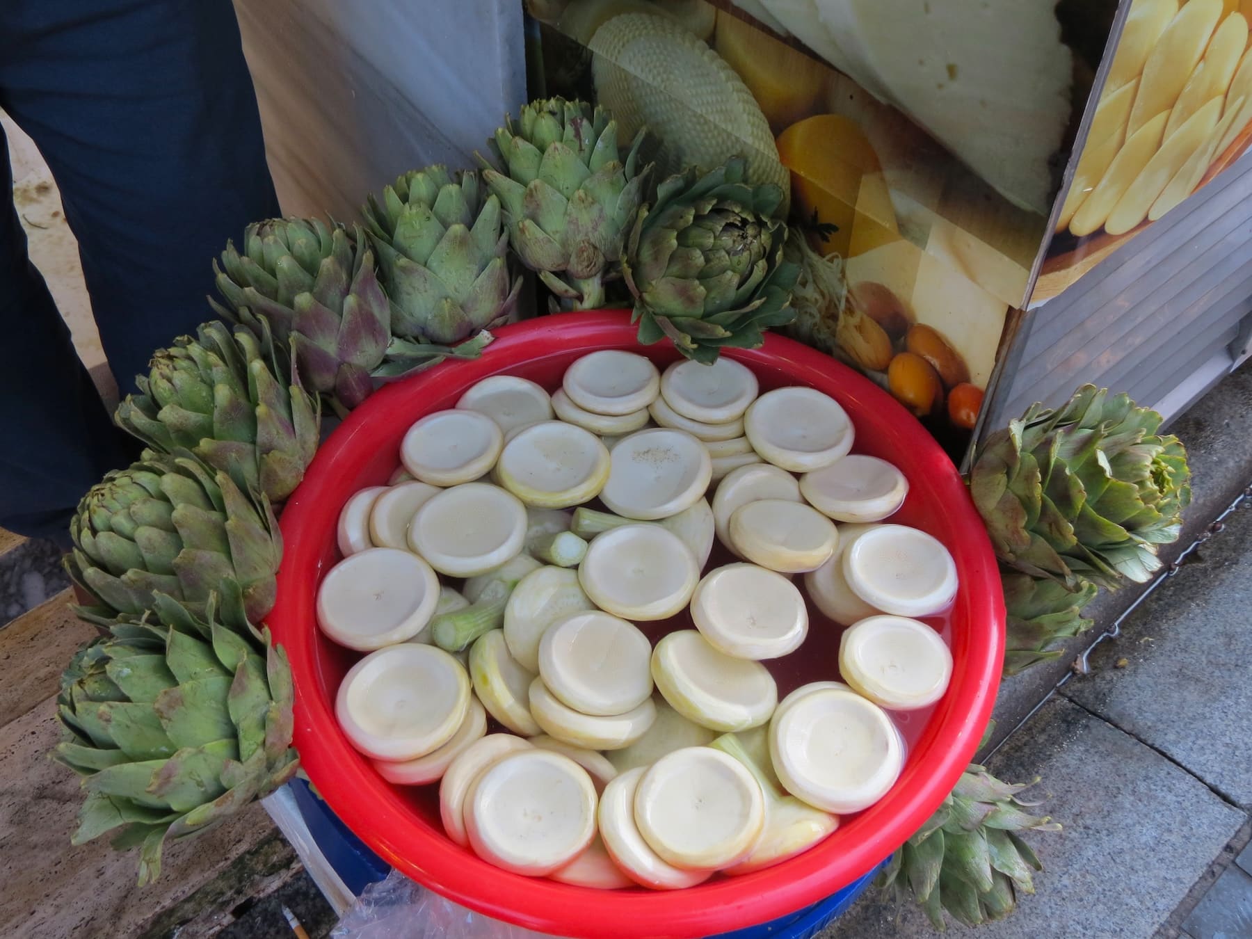 Artichokes on sale in Istanbul