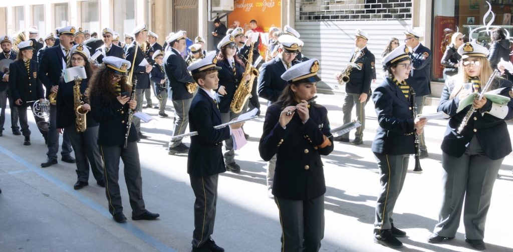 Band at the Procession of the Misteri, Trapani