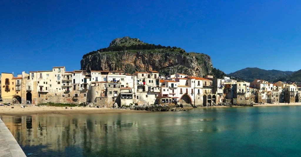 historic fishing port at Cefalù