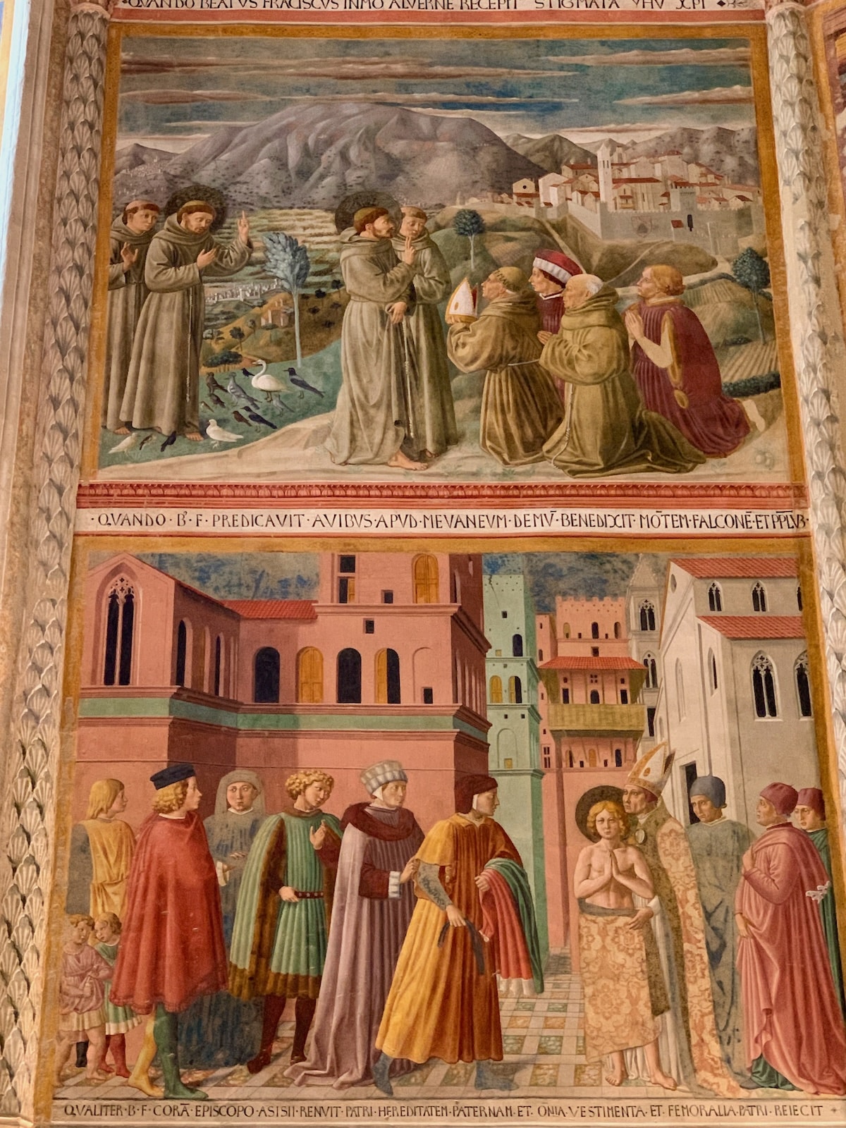 Frescoes in San Francesco Montefalco