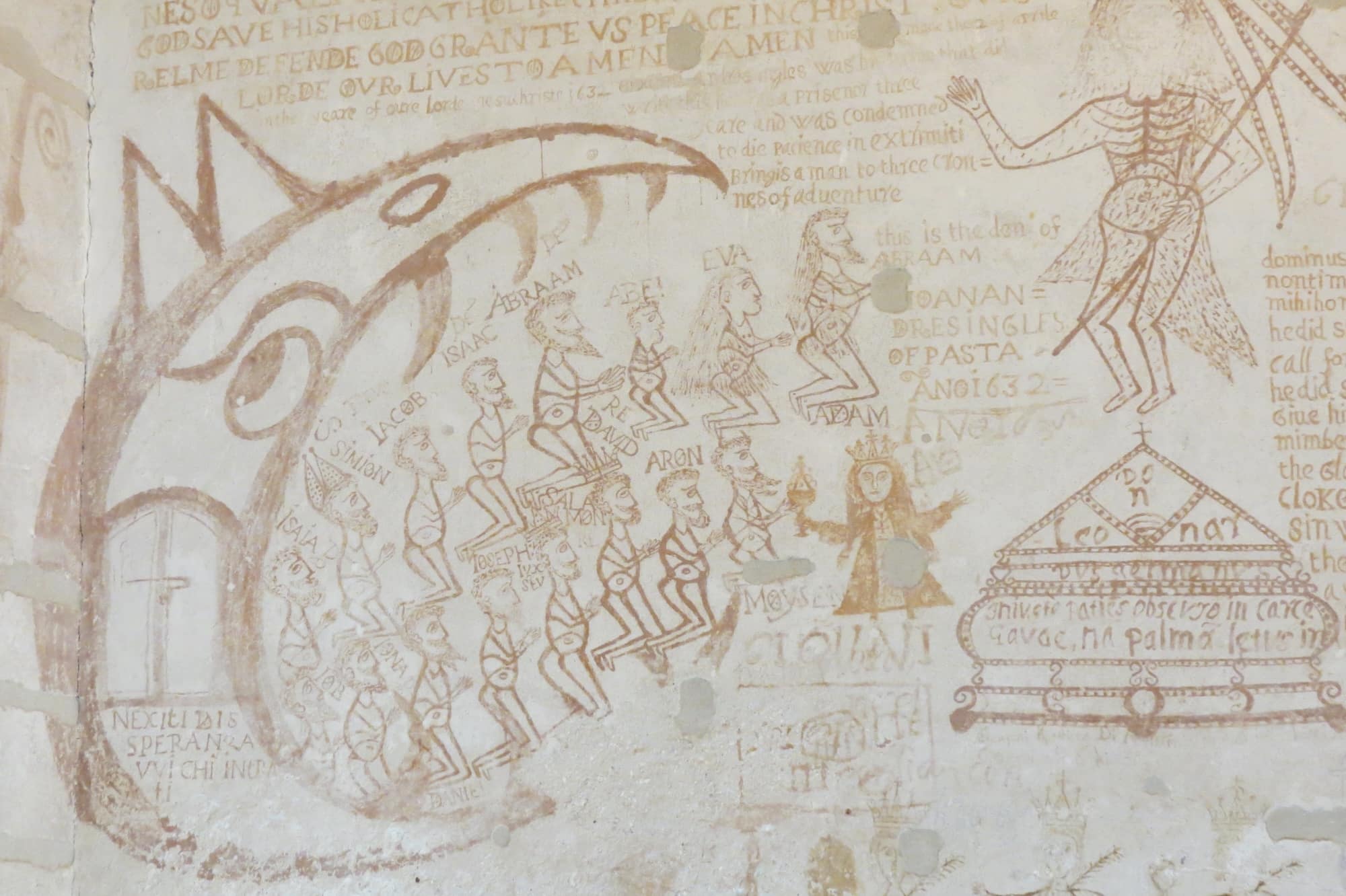 graffiti from the Inquisition in the Steri