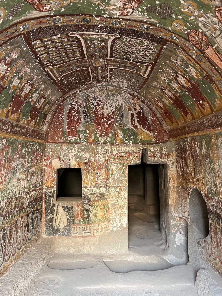 Interior of a Cave Church, Cappadocia