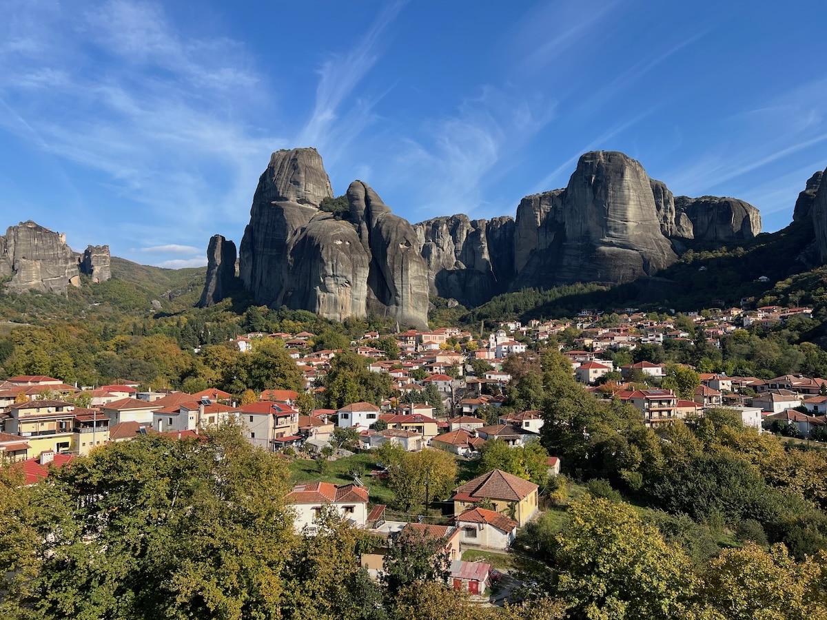 Meteora Seen from Kastraki