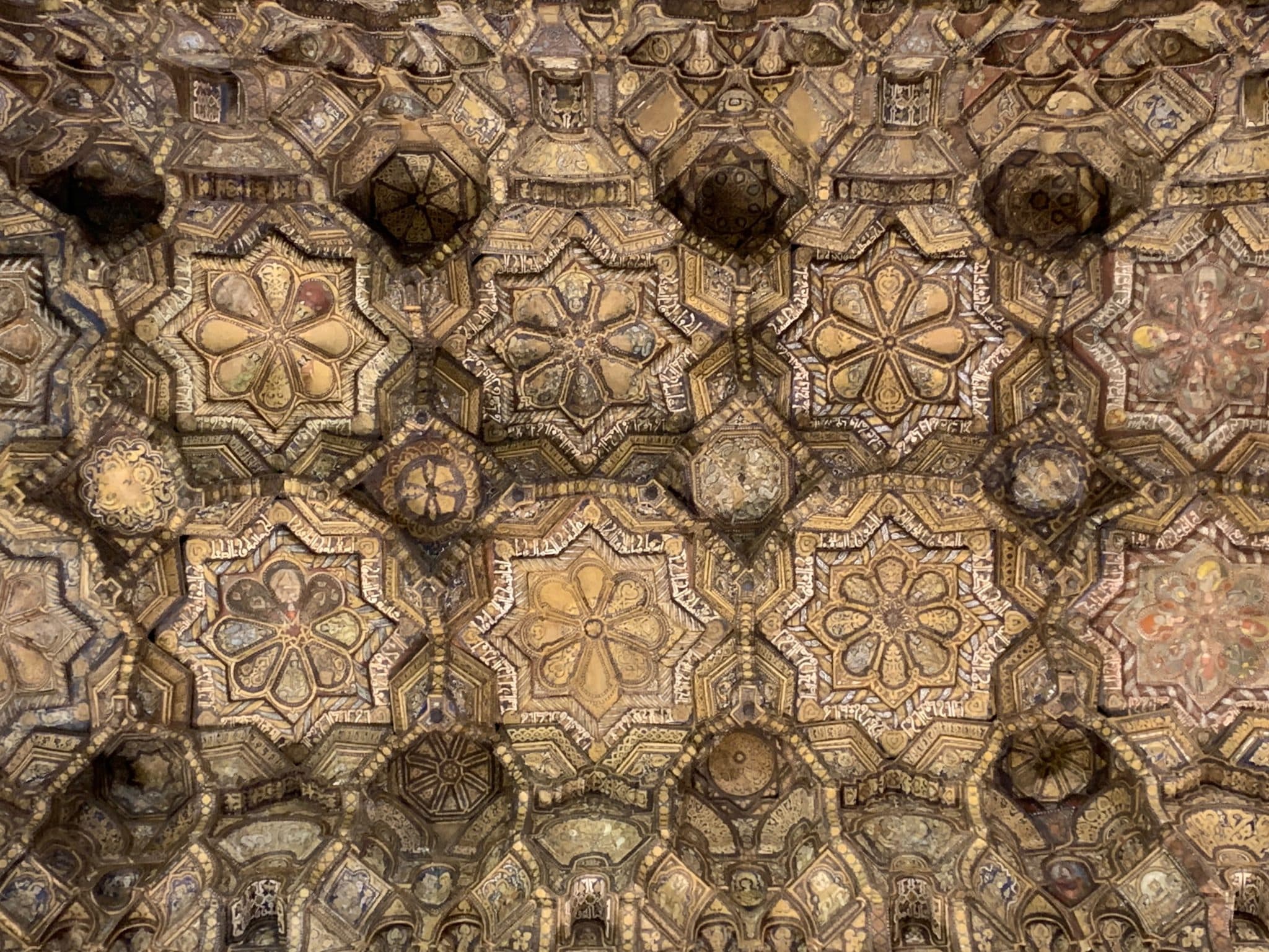 Muqarnas ceiling in the Palatine Chapel