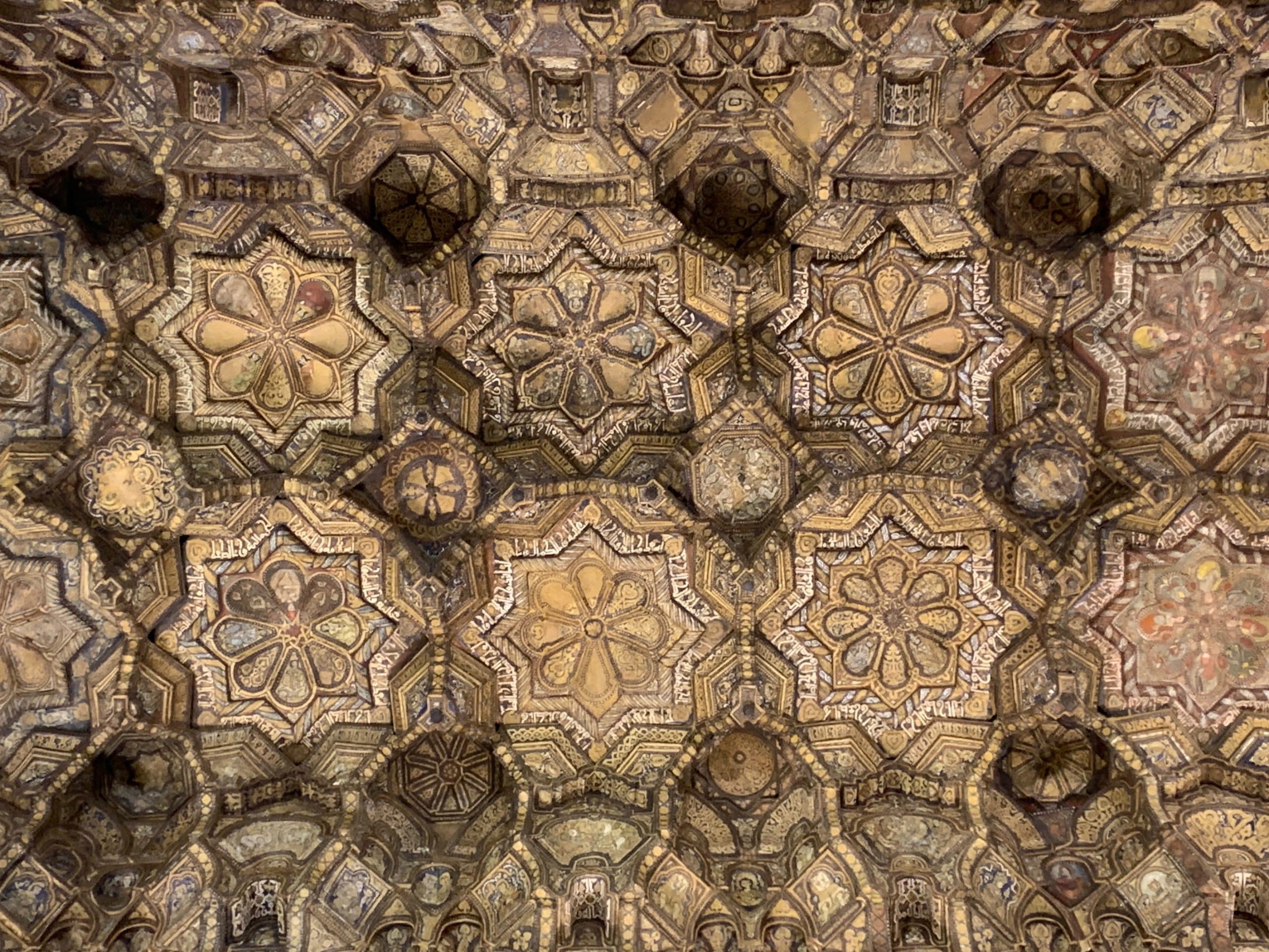 Muqarnas ceiling in the Palatine Chapel