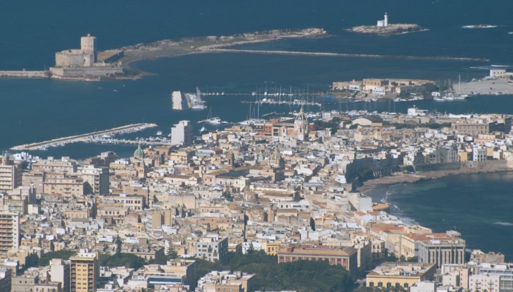 View of Trapani from Erice